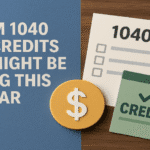 Form 1040 Tax Credits You Might Be Missing This Year