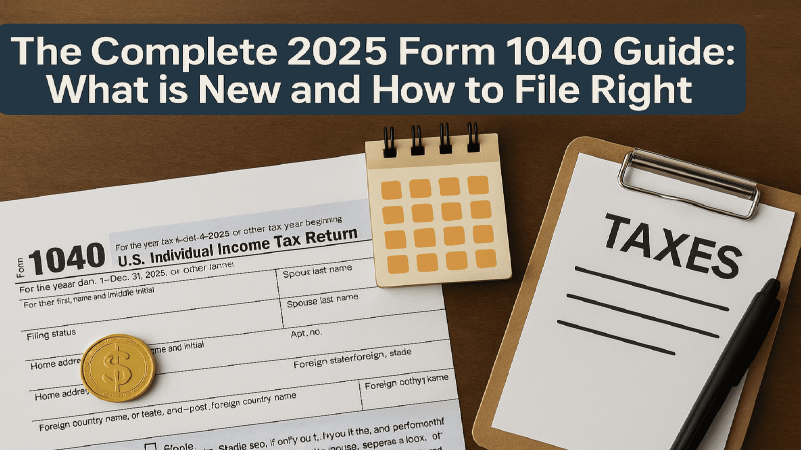 The Complete 2025 Form 1040 Guide What is New and How to File Right