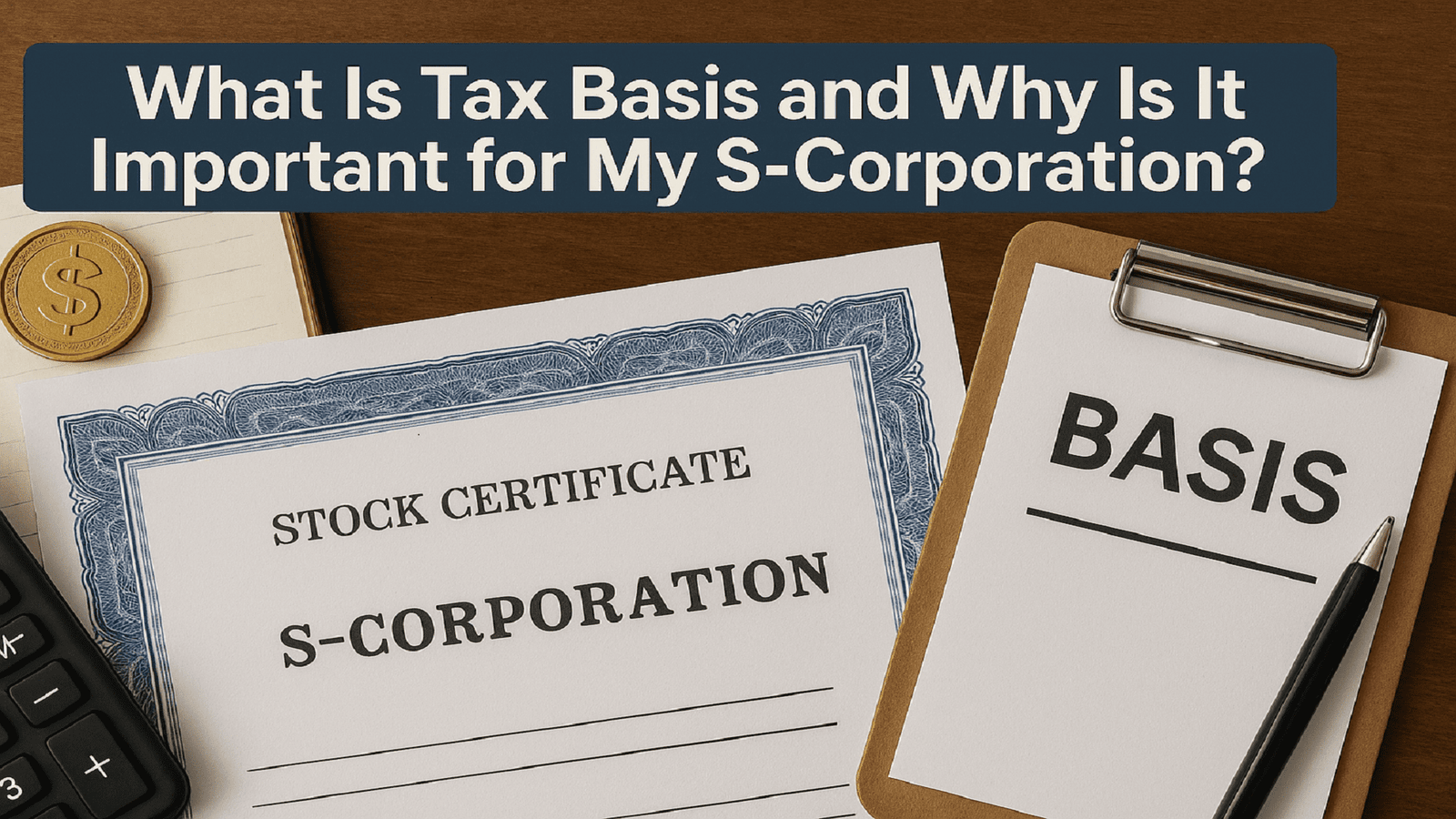 What Is Tax Basis and Why Is It Important for My S-Corporation?