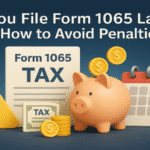 If You File Form 1065 Late and How to Avoid Penalties